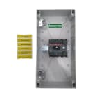 ABB - Sicherheitsschalter Kunststoffgeh. 4P 37kW 400V Griff rot-gelb IP65 oben/unten