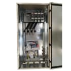 ABB - EMV-Sicherheitsschalter Stahlblechgeh. 3P 132kW 400V Griff schwarz IP54 unten