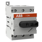ABB - Lasttrennschalter 3-polig 63 A, mit schwarzem Knebelgriff DIN-Schienenmontage