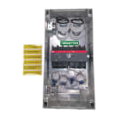 ABB - EMV-Sicherheitsschalter Kunststoffgeh. 6P 37kW 400V Griff schwarz IP65 oben/unt