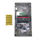 ABB - EMV-Sicherheitsschalter Kunststoffgeh. 6P 45kW 400V Griff schwarz IP65 oben/unt