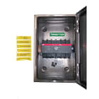 ABB - Sicherheitsschalter Edelstahlgeh. 6P 45kW 400V Griff rot-gelb IP65 oben/unten
