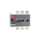 ABB - Lasttrennschalter 3-polig 800 A, mit Griff und Welle