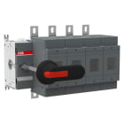 ABB - Sicherungslasttrennschalter 4P 400A m.Griff u.Welle ungesich. Neutrall. rechts