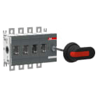 ABB - Lasttrennschalter 4-polig 250 A, mit Griff und Welle