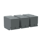 ABB - OTS400G1S/3 Klemmenabdeckung Schnappbefestigung grauer Kunststoff
