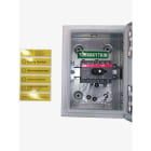 ABB - EMV-Sicherheitsschalter Stahlblechgeh. 6P 7,5kW 400V Grif rot-gelb IP65 oben/unt