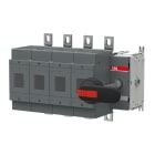 ABB - Sicherungslasttrennschalter 4P 400A m.Griff u.Welle ungesich. Neutrall. rechts