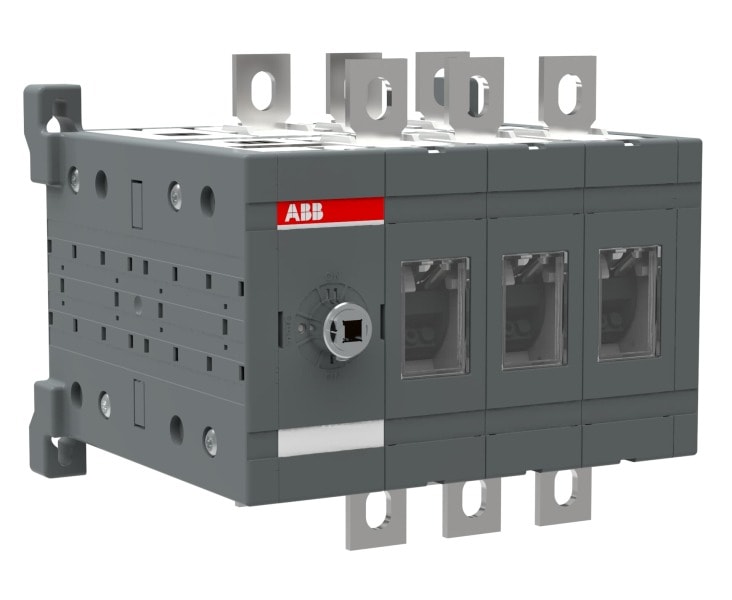 ABB - Lastumschalter 3-polig 160 A, ohne Griff und Welle offene Umschaltung I-0-II