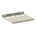 ABB - Kabeleinführung für Stahlblechgeh. Größe 400x330mm mit 4 Ringflansch-Öffnungen