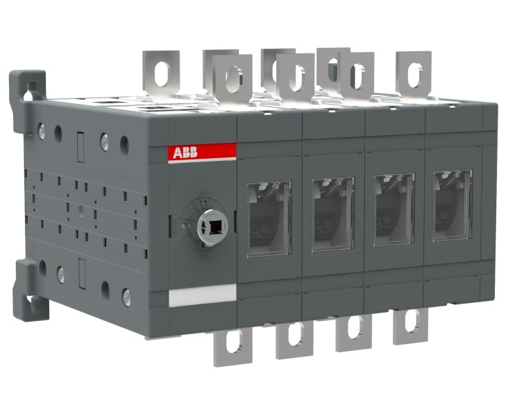 ABB - Lastumschalter 4-polig 200 A, ohne Griff und Welle offene Umschaltung I-0-II