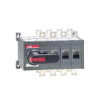 ABB - Lastumschalter 4-polig 315 A, mit Griff und Welle offene Umschaltung I-0-II
