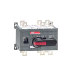 ABB - Lastumschalter 3-polig 315 A, mit Griff und Welle offene Umschaltung I-0-II