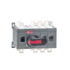 ABB - Lastumschalter 4-polig 250 A, mit Griff und Welle offene Umschaltung I-0-II