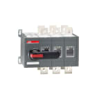 ABB - Lastumschalter 3-polig 800 A, mit Griff und Welle offene Umschaltung I-0-II