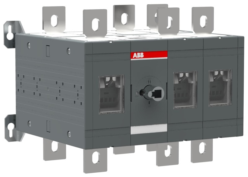 ABB - Lastumschalter 3-polig 800 A, ohne Griff und Welle I-0-II