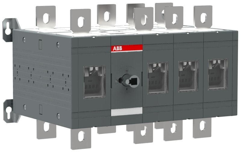 ABB - Lastumschalter 4-polig 630 A, ohne Griff und Welle I-0-II