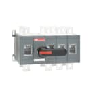 ABB - Lastumschalter 4-polig 800 A, mit Griff und Welle offene Umschaltung I-0-II