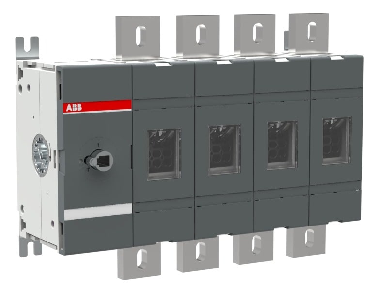 ABB - Lasttrennschalter 4-polig 1000 A, ohne Griff und Welle