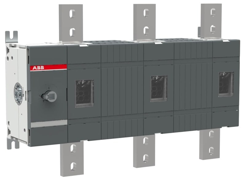 ABB - Lasttrennschalter 3P 1600A o.Griff u.Welle mit großem Phasenabstand 185 mm