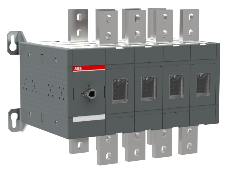ABB - Lastumschalter 4-polig 1600 A, ohne Griff und Welle I-0-II
