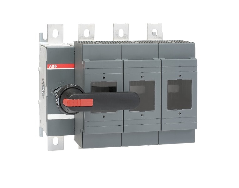 ABB - Sicherungslasttrennschalter 3P 800A m.Griff u.Welle inkl.Ausbaubarer Neutrall.