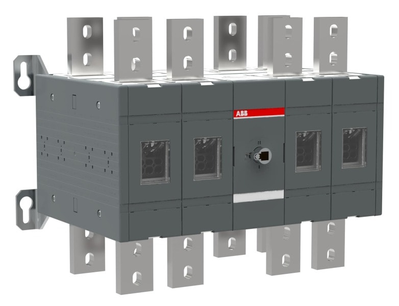 ABB - Lastumschalter 4-polig 1600 A, ohne Griff und Welle I-0-II