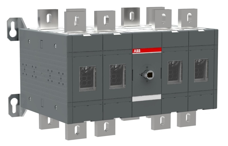 ABB - Lastumschalter 4-polig 1250 A, ohne Griff und Welle I-0-II