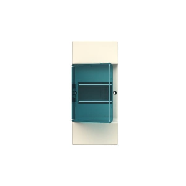 ABB - Stromkreisverteiler Mistral41W 4 PLE 1-reihig IP41 Tür Kunststoff transparent