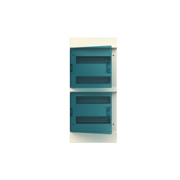 ABB - Stromkreisverteiler Mistral41W 48 PLE 4-reihig IP41 Tür Kunststoff transparent