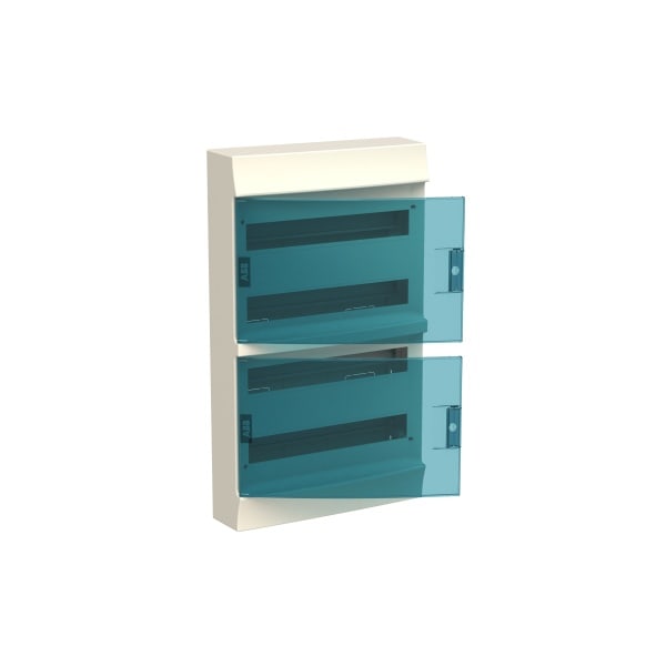 ABB - Stromkreisverteiler Mistral41W AP GTW650 transparente Tür und Klemmen 72PLE 4R