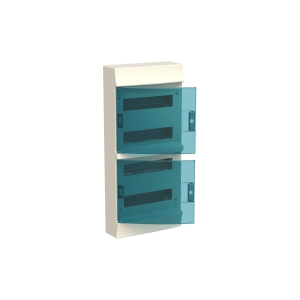 ABB - Stromkreisverteiler Mistral41W AP GTW650 transparente Tür und Klemmen 48PLE 4R