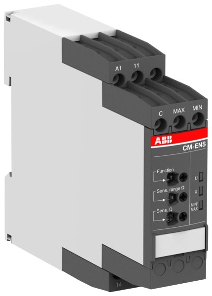 ABB - Niveauüberwachungsrelais 1We 0,1-1000kOhm Füllen/Leeren 110-130VAC/220-240VAC