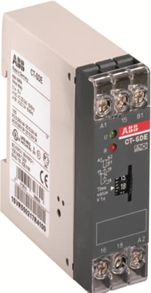 ABB - CT-SDE Zeitrelais Stern-Dreieck-Umschaltung, 1We 0,3-30s, 110-130VAC