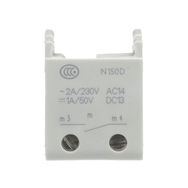 ABB - Unten anbaubarer Hilfskontakt 1 Schließer AC14 2A/230VAC