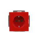 BUSCH-JAEGER - SCHUKO Steckdosen-Einsatz Safety+ rot - Plattform 63