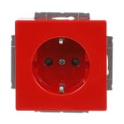 BUSCH-JAEGER - SCHUKO Steckdosen-Einsatz Safety+ rot - Plattform 63