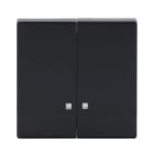 BUSCH-JAEGER - Wippe 2-fach mit kleiner transparenter Kalotte anthrazit - Plattform 63