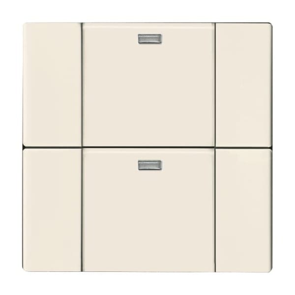BUSCH-JAEGER - WaveLINE Wandsender 2-fach 2 Kan. Funk elfenbeinweiß - Plattform 63