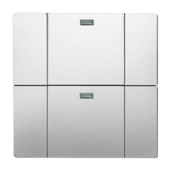BUSCH-JAEGER - WaveLINE Wandsender 2-fach Funk edelstahl - pur edelstahl