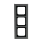 BUSCH-JAEGER - Abdeckrahmen 3-fach platin - Busch-axcent pur