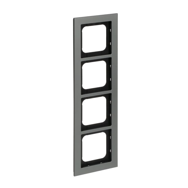 BUSCH-JAEGER - Abdeckrahmen 4-fach platin - Busch-axcent pur