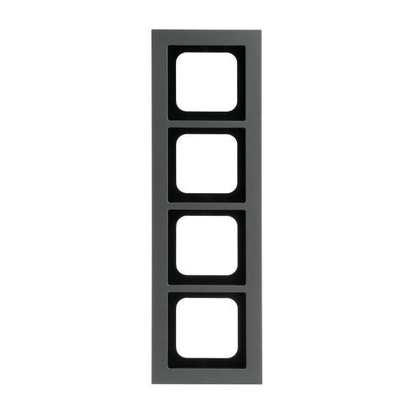 BUSCH-JAEGER - Abdeckrahmen 4-fach platin - Busch-axcent pur