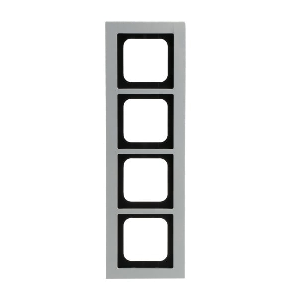 BUSCH-JAEGER - Abdeckrahmen 4-fach titan - Busch-axcent pur