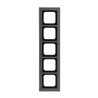 BUSCH-JAEGER - Abdeckrahmen 5-fach platin - Busch-axcent pur