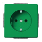 BUSCH-JAEGER - SCHUKO Steckdosen-Einsatz Safety+ grün - Plattform 63