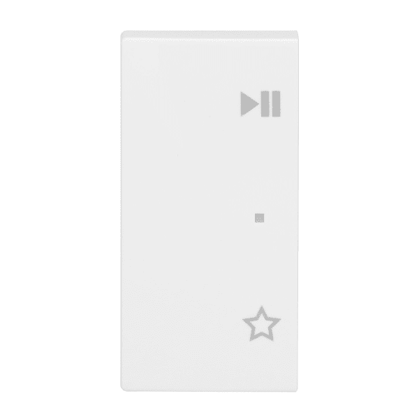 BUSCH-JAEGER - Wippe 2-fach links für flex f@h KNX mit Symbol Play/Pause alpinw - balance SI
