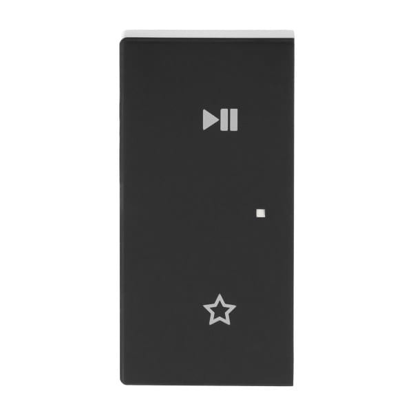 BUSCH-JAEGER - Wippe 2-fach links für flex f@h KNX mit Symbol Play/Pause anthrazit Plattform 63