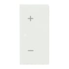BUSCH-JAEGER - Wippe 2-fach rechts für flex f@h KNX mit Symbol Volume studioweiß - Plattform 63