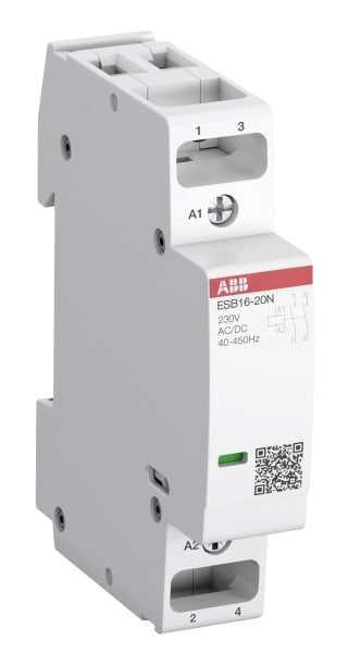 ABB - ESB16-20N-03 Installationsschütz 16 A, 2S/0Ö, 48 V AC/DC